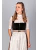 Edelnice Midi Dirndl Theresie Samt Braun in braun