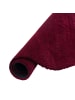 Snapstyle Hochflor-Teppich Livorno Rund in bordeaux