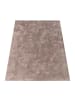 KADIMA DESIGN Teppich Kurzflor waschbar Einfarbig Wohnzimmer in Taupe