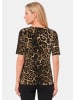 GOLDNER Shirt mit elegantem Leo Print in braun / schwarz / gemustert