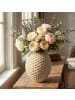 Mauro Ferretti Beige Keramikvase Ø 23,5 x 28,5 cm