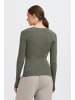 Oxmo Rundhalspullover OXSolray in Grün