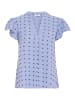 b. young BYIPRIK SS BLOUSE - LIGHT WOVEN Regular fit in Vista Blue Mix