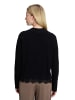 Betty Barclay Feinstrickpullover mit Spitzenkante in Schwarz