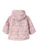 name it Windbreaker mit Kapuze Blumen in Rosa