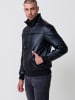 KOROSHI Kunstlederjacke in SCHWARZ