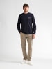 Petrol Industries Langarmshirt mit Print forgewall in Blau