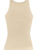 Janice 2 x Damen Top hochgeschlossen Nauta in Beige