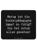 Mr. & Mrs. Panda Mousepad Spruch Sozialpädagogin Ruhe mit Spruch in Schwarz
