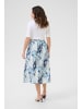 Kaffe Rock KAjasmin Regular fit in Blue Organic Print
