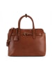 Marc O'Polo Shopper Tasche M Leder 36 cm in dark cognac