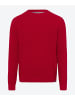 BRAX  Rundhalspullover für Herren in rot