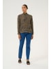 Kaffe Bluse langarm KAamber Regular fit in Major Brown/Black Leopard