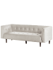 Beliani 3-Sitzer Sofa BYSKE in Beige/Braun - (W) 200 x (H) 73 x (L) 78 cm