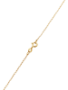 Elli Halskette 925 Sterling Silber Sonne, Wellen in Gold