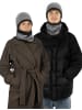 normani Winter Fellmütze Kebili in Grau/Schwarz