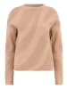 BETTY & CO Strickpullover mit Jacquard in Taupe/Taupe