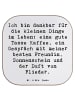 Mr. & Mrs. Panda gläseruntersetzer Spruch Dankbarkeit für kleine... in Weiß