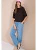 Cecil Dolman Pullover mit U-Boot-Ausschnitt in Brown Cacao