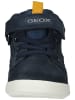 Geox Stiefelette in Navy/Gelb