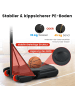 COSTWAY Basketballständer 155-210cm in Schwarz