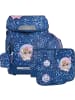 BECKMANN Plus Air Schulranzen-Set 6-tlg. Cheetah in blau
