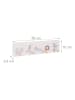 relaxdays Kindergarderobe in Grau/ Natur - (B)38 x (H)10 x (T)5,5 cm