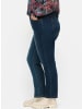 sheego Jeans in dark blue denim