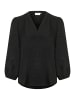 Kaffe Langarm-Bluse KAellen Regular fit in Black Deep CC