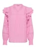 CULTURE Langarm-Bluse CUannbritt Feminine in Begonia Pink
