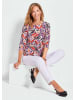 GOLDNER Druckshirt aus Jersey mit Halbarm in bunt / gemustert