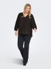 ONLY Carmakoma Bluse in Black Coffee 1