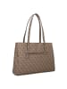 Guess Power Play Shopper Tasche 40 cm in latte logo