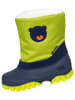 Spirale Kinder-Winterstiefel Jonk gefüttert in lime/blau