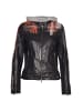 Roberto Geissini Maylin Lederjacke Schwarz