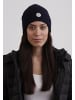 CASH-MERE.CH Bio Rib Mütze in Marine Blau