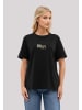 F4NT4STIC T-Shirt SMILEY beige in off black