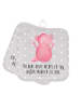 Mr. & Mrs. Panda Topfuntersetzer Axolotl Hurra mit Spruch in Grau Pastell
