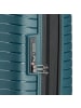 Stratic Novium 4 Rollen Kabinentrolley S 55 cm mit Dehnfalte petrol