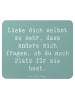 Mr. & Mrs. Panda Mouse Pad Spruch Selbstakzeptanz Liebe mit Spruch in Meeresbrise