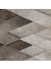 Beliani Patchwork MALDAN in Beige/Weiß/Schwarz - (W) 160 x (H) 0.6 x (L) 230 cm