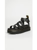 Dr. Martens Plateau Sandalen für Damen in schwarz