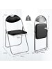 COSTWAY Klappstühle 6er Set in Schwarz