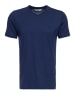 Way of Glory Way of Glory WAY OF GLORY Herren Premium Basic T-Shirt mit V-Ausschnitt in navy