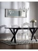 Beliani 2er-Set Bankettstuhl VERMONT in Transparent
