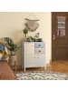 HOMCOM Kommode-34T x 68B x 80H cm-Weiß