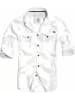 Brandit Hemd "Slim Fit Shirt Long Sleeve" in Weiß