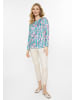 Usha Women Longsleeve in Blue Multicolor