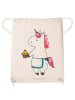 Mr. & Mrs. Panda Jutebeutel Einhorn Muffin ohne Spruch in Creme