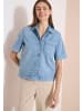 Cecil Overshirt Short Sleeve Light B in Light Blue Used Wash